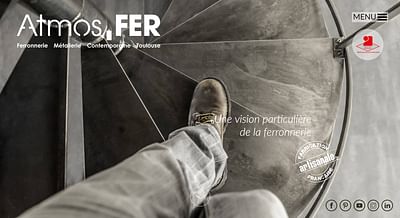 Création du site internet de la société Atmos.fer - Création de site internet