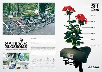 SADDLE BLOSSOMS - THE EXHIBITION OF BICYCLES' ABANDONED TIME- - Publicité