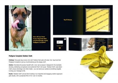 SLOBBER CLOTH - Advertising