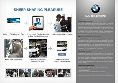 BMW CONNECT CARDS - Werbung