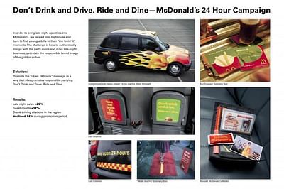 DON'T DRINK & DRIVE, RIDE AND DINE.