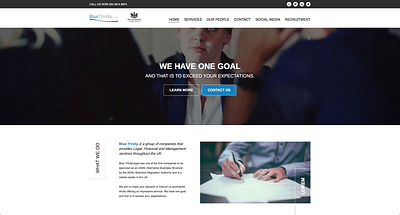 Website for a legal for a London based law firm - Graphic Design