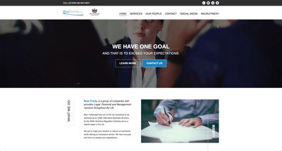 Website for a legal for a London based law firm - Grafikdesign