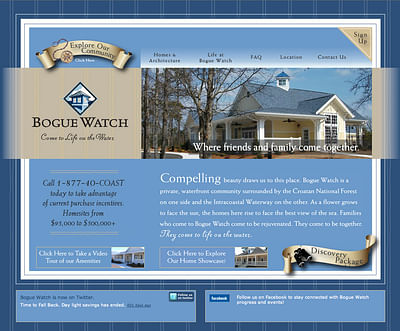Bogue Watch Website Design and Development - Creazione di siti web