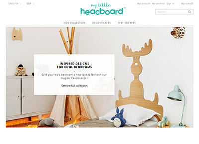 My Little HeadBoard - E-commerce