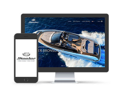 Steeler Yachts website - Website Creatie