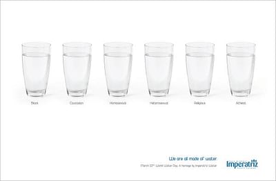 Water glasses - Publicité