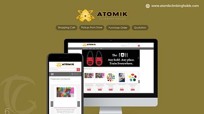 E-commerce - Atomic Climbing Holds - E-commerce