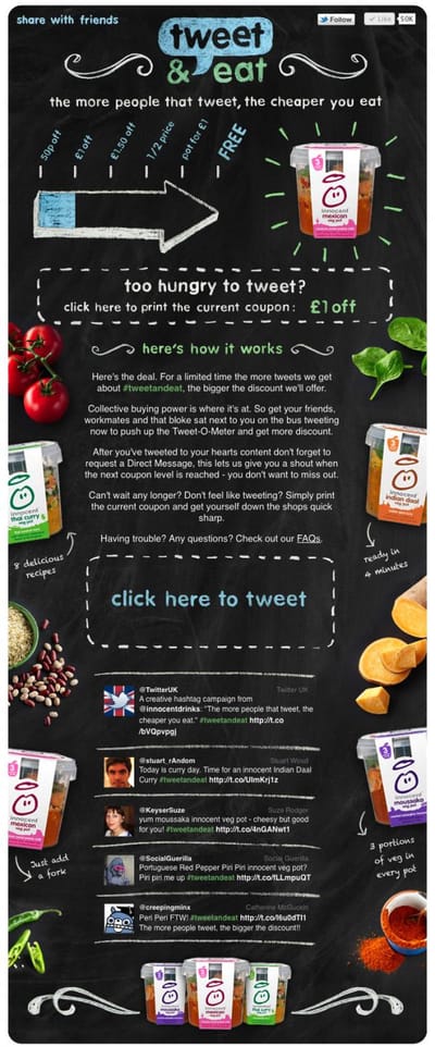 Tweet and Eat - Werbung