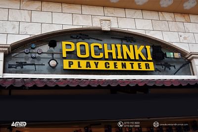 Our work for Pochinki game center - Publicité