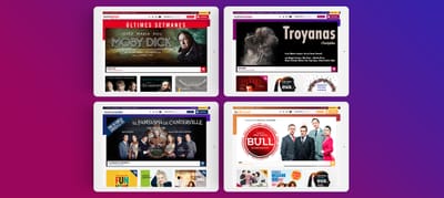 Webs de los Teatros de Grup Focus - Website Creation