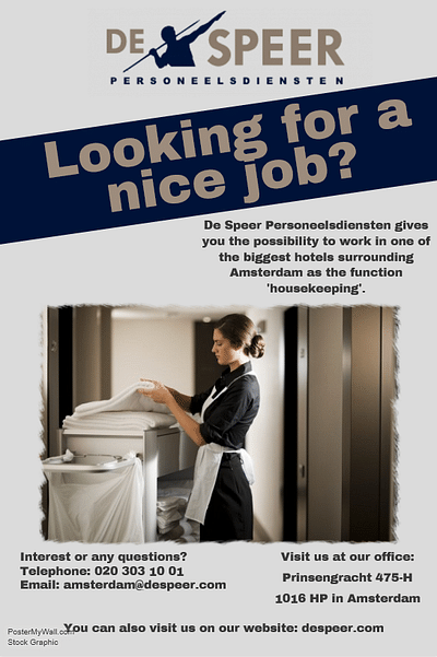 Housekeeping cleaner wanted. - Evenement