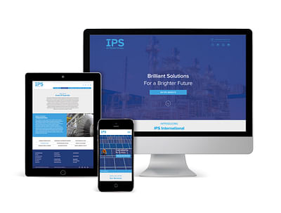 IPS International Website - Webseitengestaltung