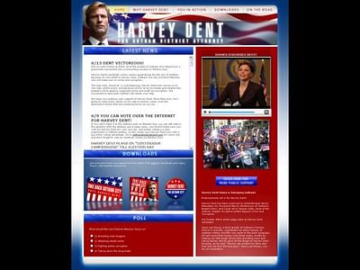 "Harvey Dent Website" - Advertising