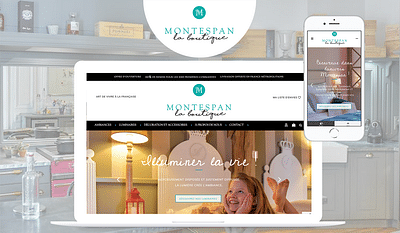 Montespan - Création boutique e-commerce mobilier - Création de site internet