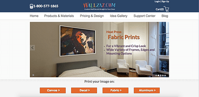 Custom Wall Decals and Decors - Webseitengestaltung
