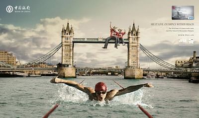 2012 London Olympics Campaign, London Tower Bridge - Werbung
