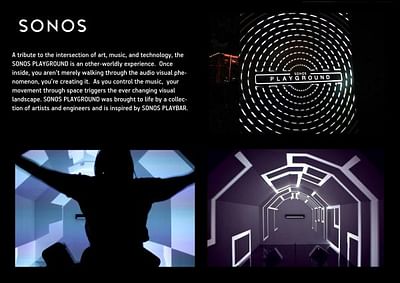 SONOS PLAYGROUND - Advertising