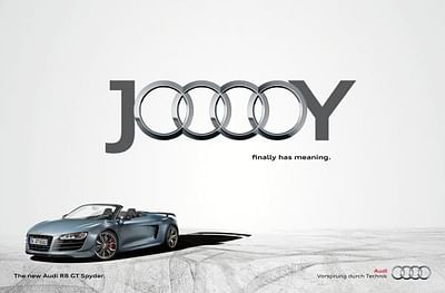 Jooooy, White - Advertising