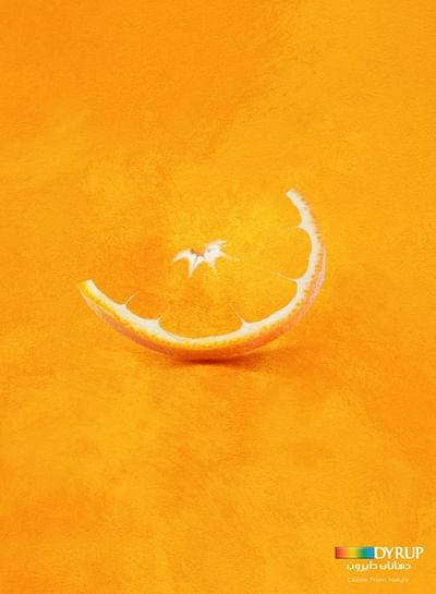Orange color - Werbung