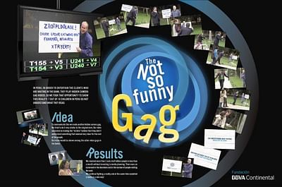 THE NOT SO FUNNY GAG - Publicidad Online