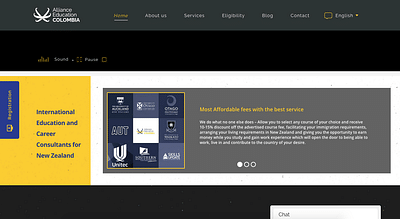 Alliance Education Colombia - Web Development - Grafikdesign