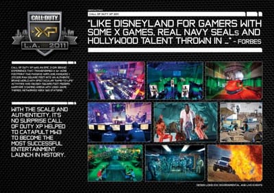 CALL OF DUTY XP 2011 - Advertising