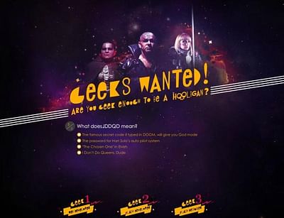 Geeks Wanted - Pubblicità