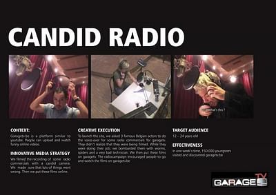 CANDID RADIO - Impresión