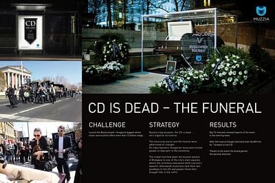 CD IS DEAD - THE FUNERAL - Advertising