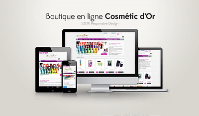 eCommerce de vente de produits cosmétiques - Webseitengestaltung