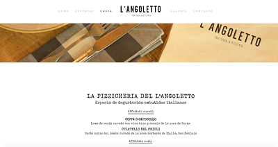 Website creation for a Restaurant and photography - Creación de Sitios Web