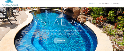Crystal Pools Website Content (French) - Copywriting