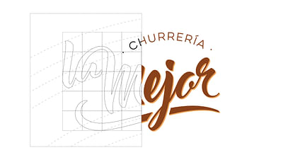 Branding cadena de churrerías La Mejor - Diseño Gráfico