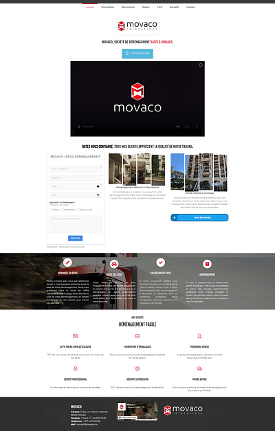 Movaco - Website Creatie