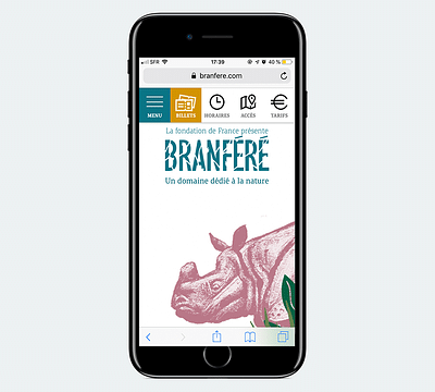 Site internet Wordpress Branféré - Design & graphisme