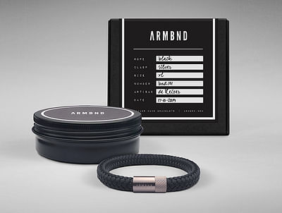 Verpakkingsontwerp voor het merk ARMBND - Grafikdesign
