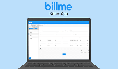 BillMe - Invoicing Platform - Website Creation