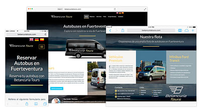 Betancuria Tours - Diseño de logo y web - Creación de Sitios Web