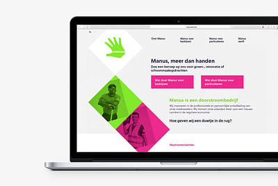 Shtick voor Manus - Design & graphisme