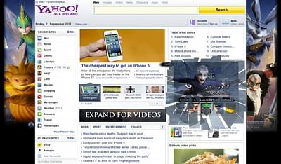 RISE OF THE GUARDIANS YAHOO! HOMEPAGE TAKEOVER