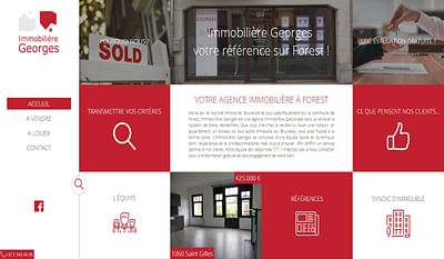 Création d'un nouveau site internet - Web Applicatie