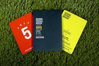National Football Museum Opening Invitation, 3 - Advertising