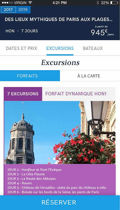 Design des sites e-commerce CroisiEurope - Image de marque & branding