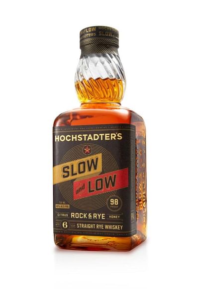 Hochstadter’s Slow & Low Rock & Rye Whiskey - Reclame