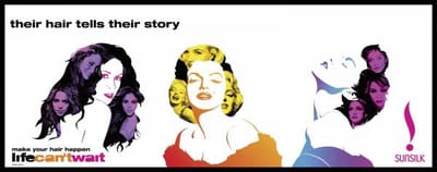 MADONNA, MARILYN & SHAKIRA - Publicidad
