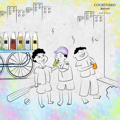 Summer Sharbat Campaign For Courtyard By Marriott Chakan - Publicidad Online