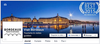 Community management pour Visit Bordeaux - Social Media