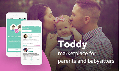 Toddy - online marketplace for babysitters - Application mobile
