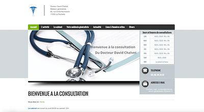 Site vitrine pour un médecin - Stratégie digitale